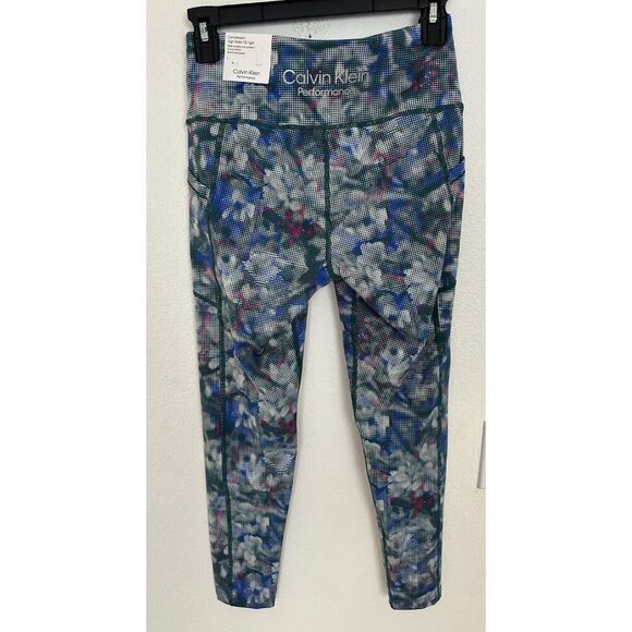 Calvin Klein Performance Women's Compression Printed High Waist Tight 7/8 NWT - Picture 4 of 15